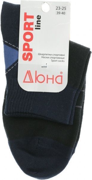Шкарпетки чоловічі Duna 9В 293 р. 39–40 чорнийрізнокольоровий 