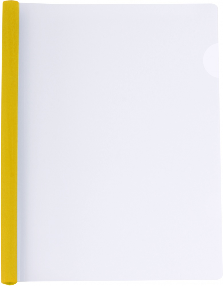 Папка пластиковая А4 з планкою-затиском 10 мм (2-65 аркушів) жовта Economix E31205-05
