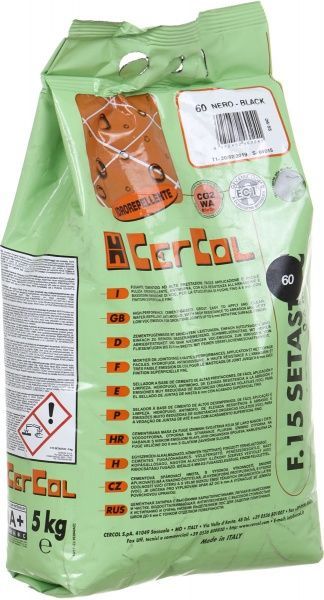 Фуга Cercol F.15 Setastuc 60 5 кг чорний