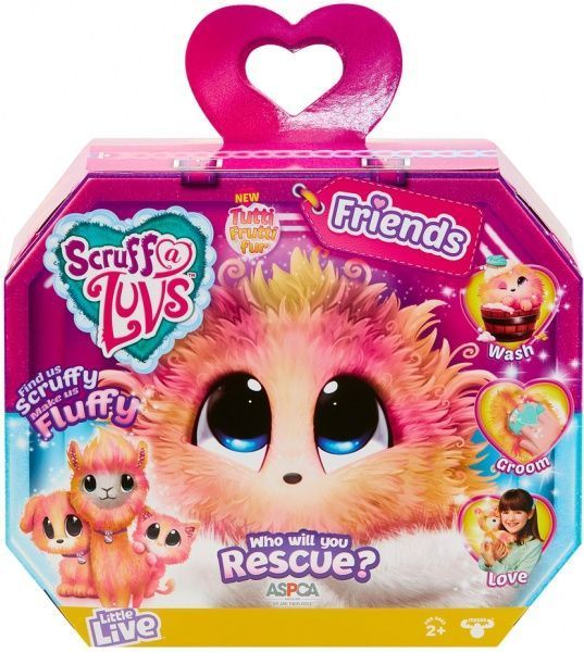 Іграшка-сюрприз Scruff A Luvs Няшка-Потеряшка Помаранчевий меланж 22 см FB635ICE06