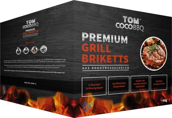 Брикети вугільні кокосові для барбекю 4 кг 38009