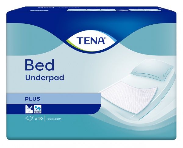 Пеленки Tena Bed Plus 40x60 см 40 шт.