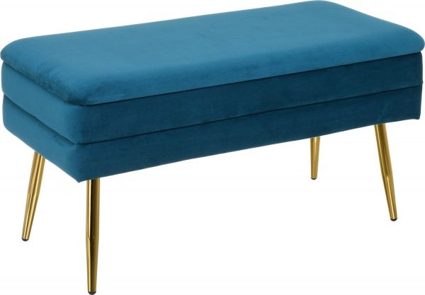 Скриня-пуф Pierre 79,5х37,5х42 см смарагд 