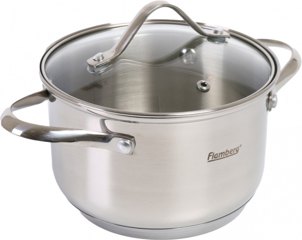 Каструля Tradition 1,9 л зі скляною кришкою Flamberg