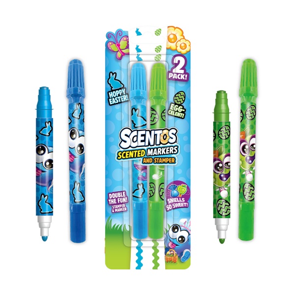Набор ароматизированных маркеров Scentos Пасхальные краски 11637-2