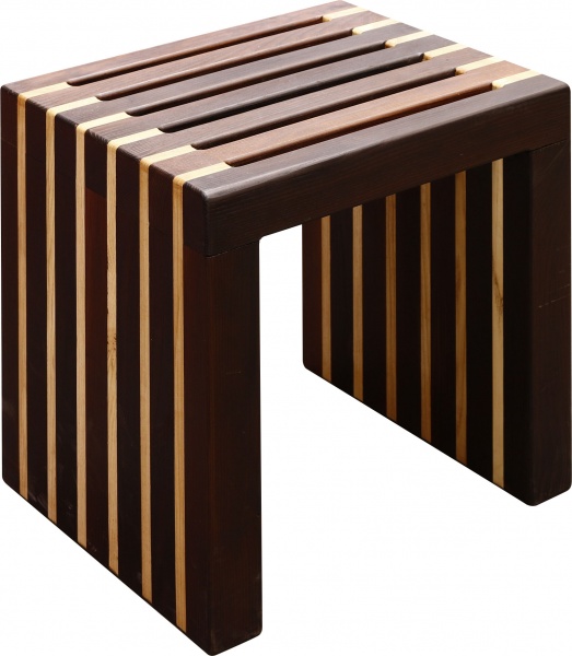 Комплект дерев'яних меблів з термомодифікованої деревини ясен коричневий 