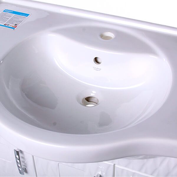 Тумба підлогова Aqua Rodos Ассоль 80 з умивальником New Klasik 060100-u