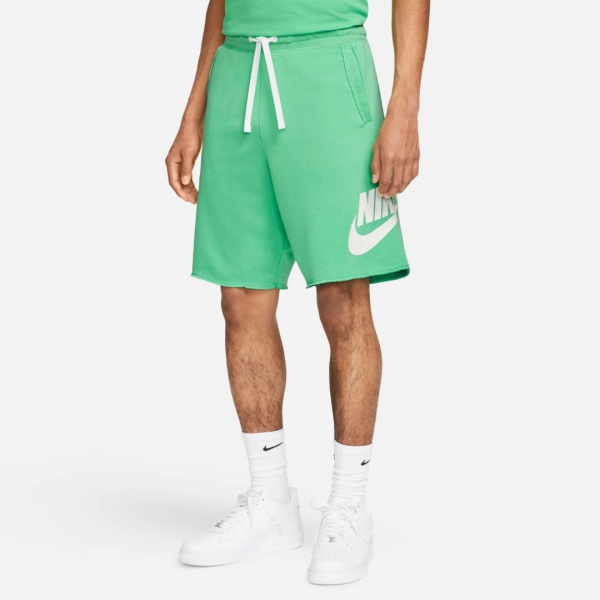 Шорты Nike CLUB ALUMNI HBR FT SHORT DX0502-363 р. 2XL зеленый