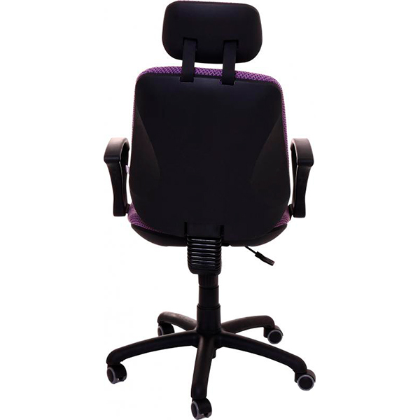 Кресло Регби АМФ-4 Квадро-02 сиреневый с подголовником