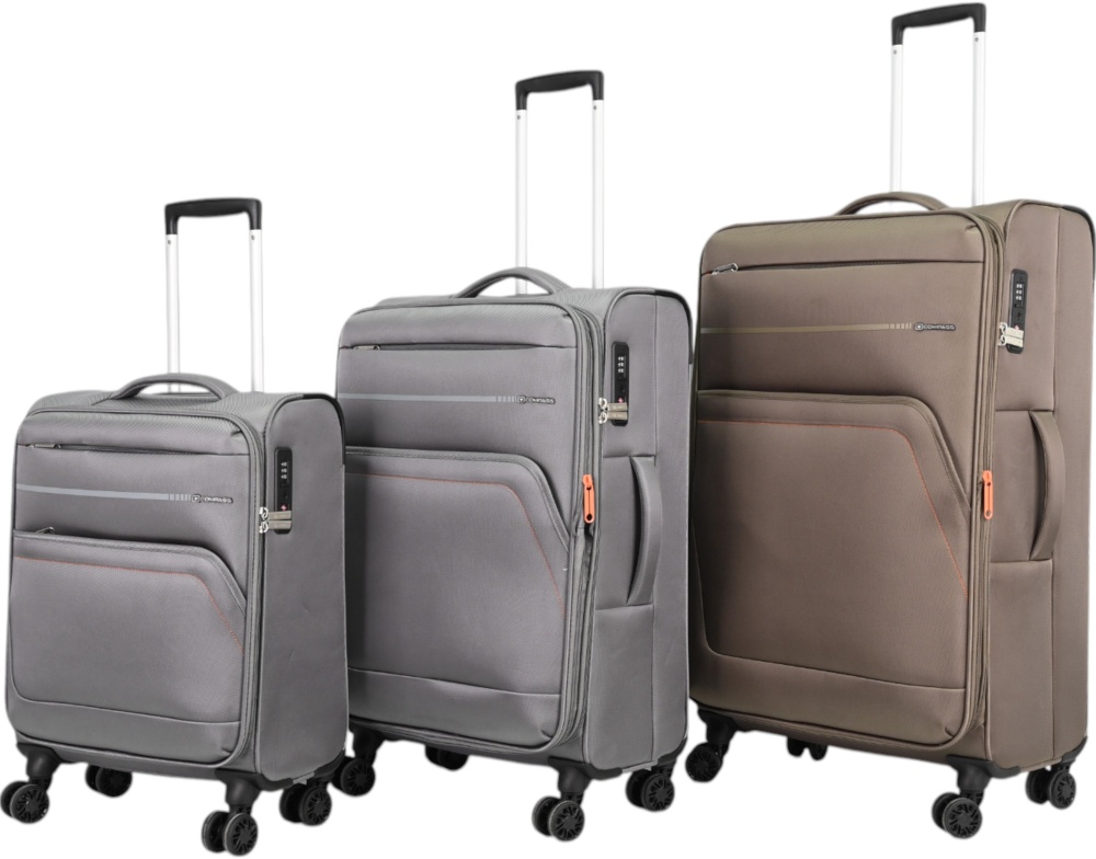 Валіза Compass MS-3006 62 л коричневий 69x44x24 см M