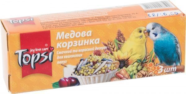 Лакомство Topsi Десерт Медовая корзинка 3 шт. 45 г