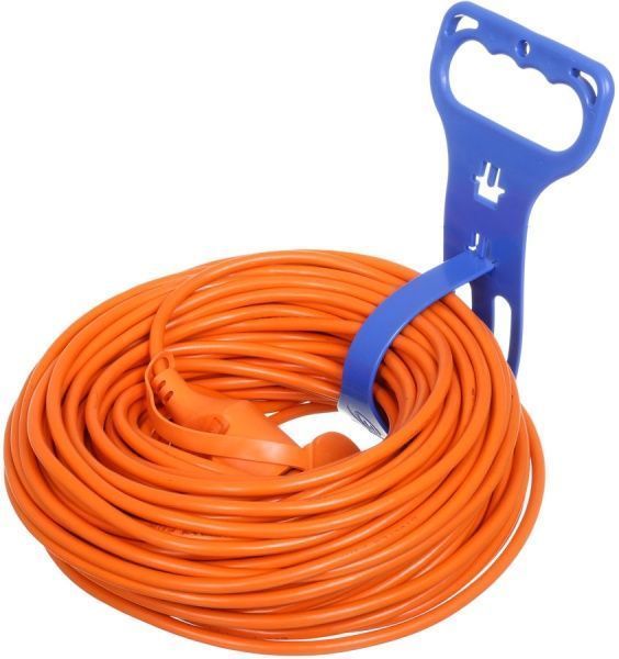 Подовжувач садовий Electraline 3х1 та ручка тримач з пластику із заземленням 1 гн. 40 м 1629 