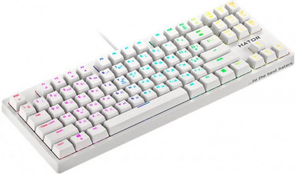 Клавиатура Hator Rockfall EVO TKL Kailh Optical (HTK-631) white 