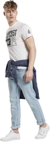 Футболка Reebok UFC FG TEXT TEE FU1292 S білий