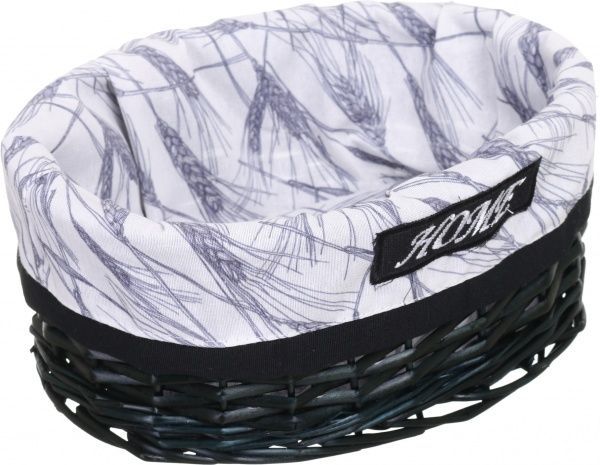 Кошик плетений Tony Bridge Basket з текстилем 30х20х14 см HQN20-3CD-5 