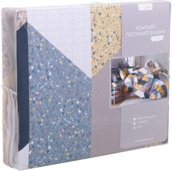 Комплект постільної білизни Окленд 2.0 різнокольоровий Homeline 