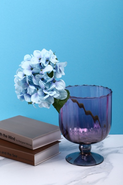 Кубок декоративный HOFF Giardino 15x20 см 20 см лиловий 