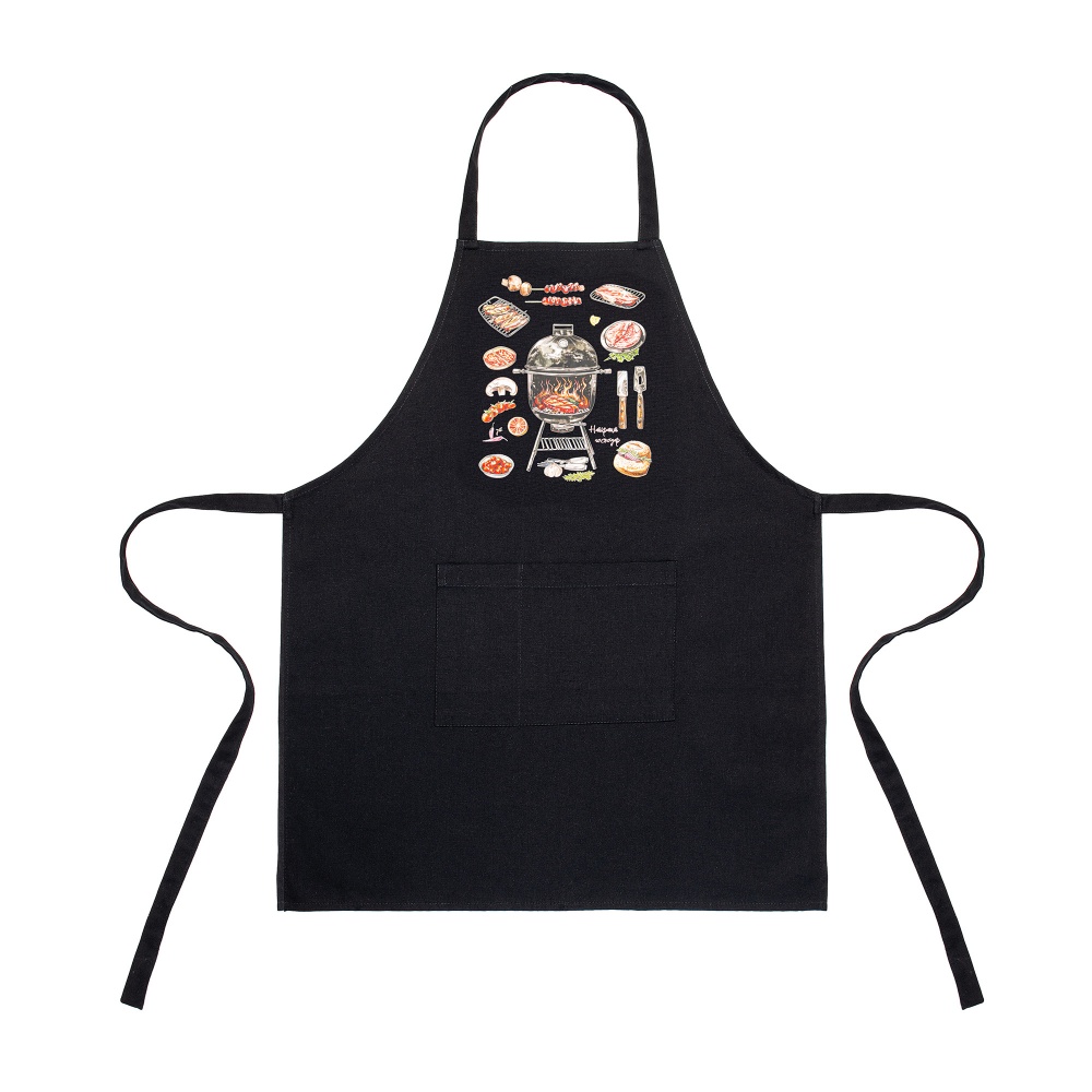 Фартук Home Line Гриль 68x80 см черный пикник