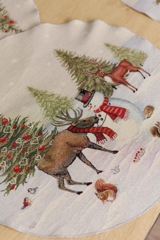 Серветка La Nuit Зимовий ліс d45