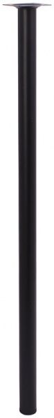 Меблева ніжка Larvij L61R70BL30 d30x700 мм черная 