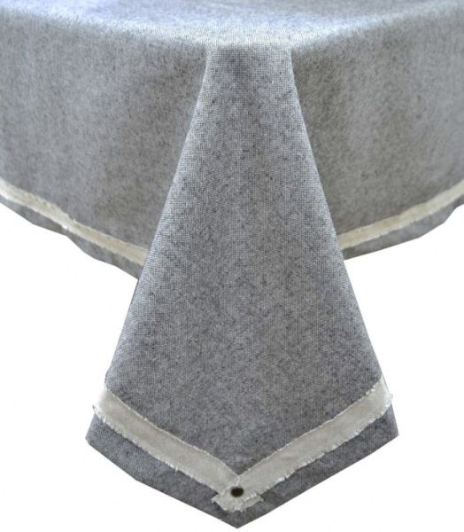 Скатерть Hygge 132x220 см темно-серый Прованс 