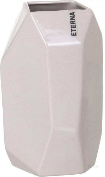 Ваза Полігональ 154х14х34 см бежева Eterna