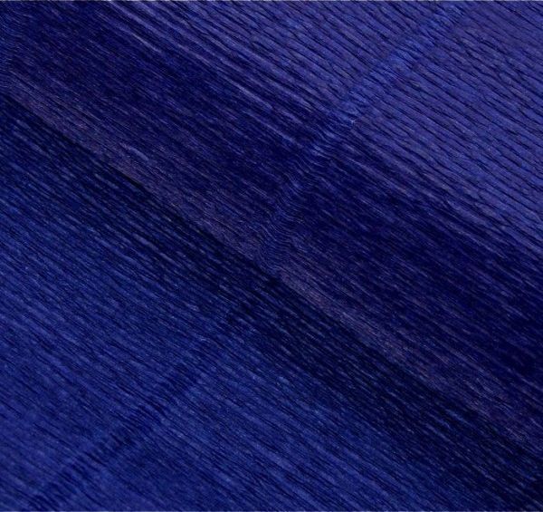 Папір креповий 100%, синій 50*200см