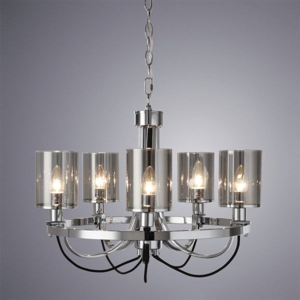 Люстра підвісна Arte Lamp Ombra A2995LM-5CC 5x40 Вт E14 хром 