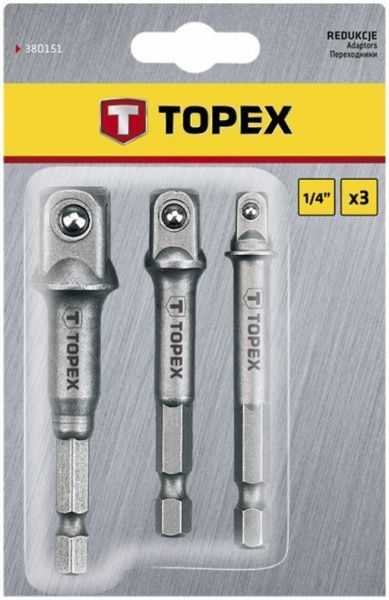 Переходник Topex   3 шт. 38D151
