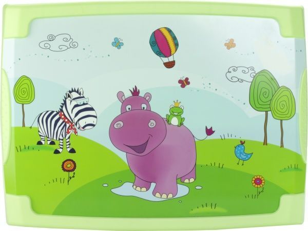 Ящик пластиковая OKT 2713 із кришкою Hippo 140x275x375 мм