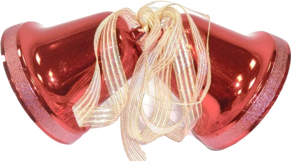 Декорация новогодняя Колокольчики красные 15 см EPI-191055 