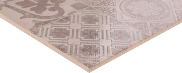 Плитка Allore Group Porto Vetro Grey W\DEC M 25х75 NR Glossy 1 