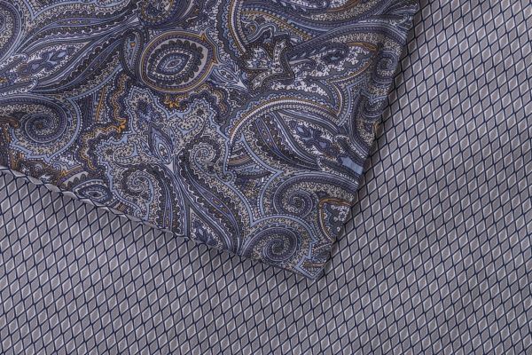 Комплект постельного белья Ornamento 2 серый с коричневым Lameirinho 