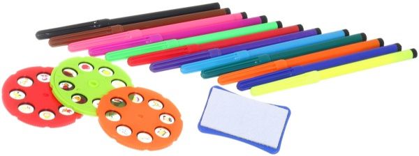 Доска для рисования Shantou с проектором синяя YM6996