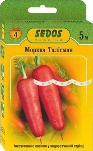 Семена морковь Талисман на ленте 5 м