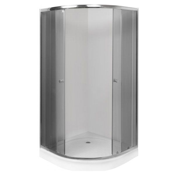 Душевая кабина King Sun Eko-166 800x800x1950 профиль хром, стекло мат.