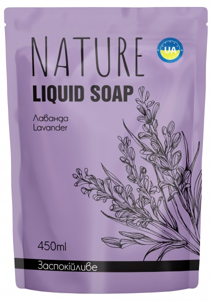 Мыло жидкое Bioton Лаванда 450 мл 12 шт./уп.