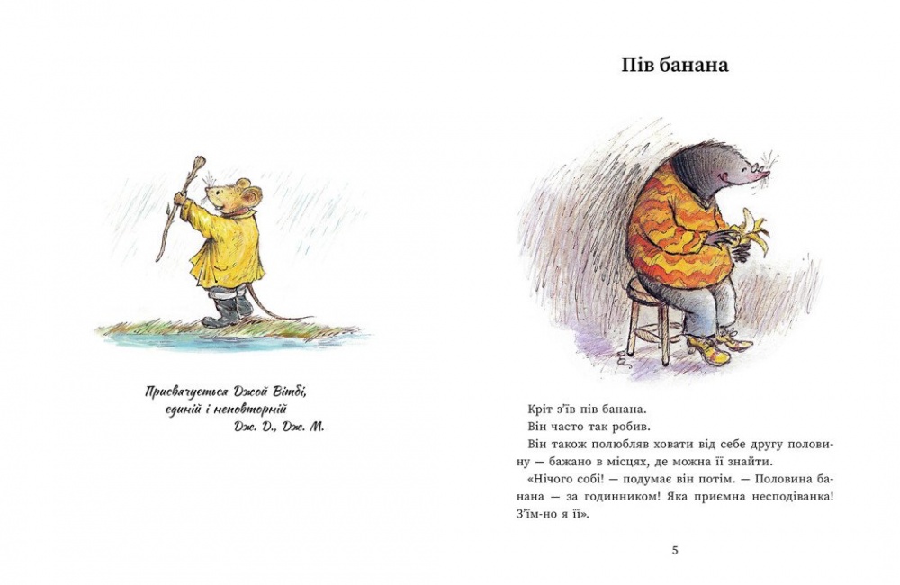 Книга Джойс Данбар «Миш і Кріт: Єдині й неповторні Миш і Кріт» 978-617-09-9671-8