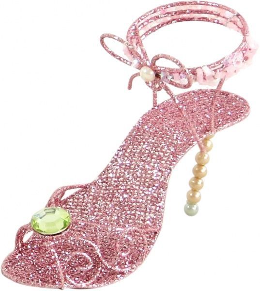 Декорація новорічна Туфелька 13 см MC18B-15029-3 