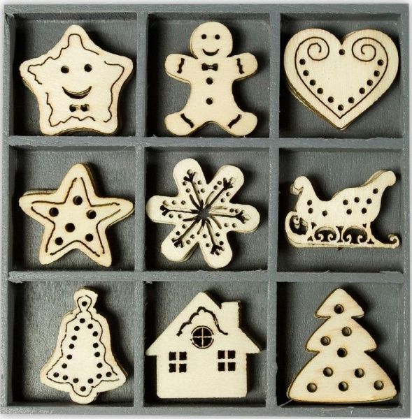 Набор заготовок Рождественское настроение 10,5х10,5 см Knorr Prandell 