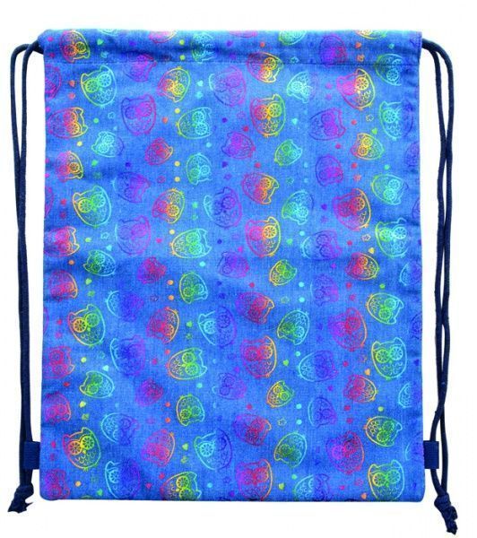 Сумка-мешок YES DB-11 Bright owl 35x45 см карамельное яблоко (555417) 