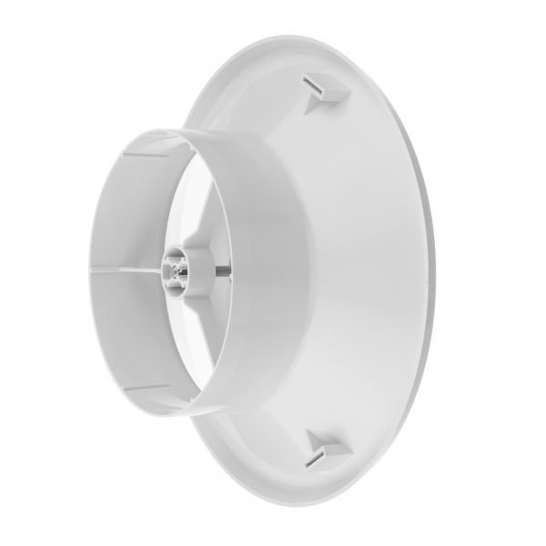 Анемостат MiniMax вентиляционный c фланцем и пружинным креплением d150 х d255 х 85 мм (2303) пластик белый 