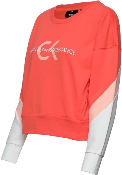 Джемпер Calvin Klein Performance PULLOVER 00GWS0W307-835 р. S коралловый