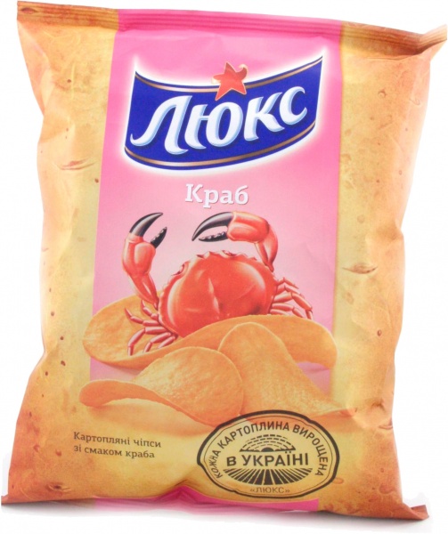 Чипсы Люкс Люкс краб 7622210177247 71 г