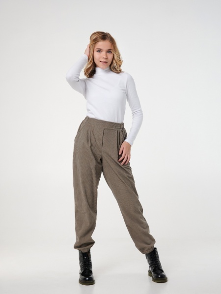 Штани для дівчаток Smil 115512 р.164 світло-сірий 