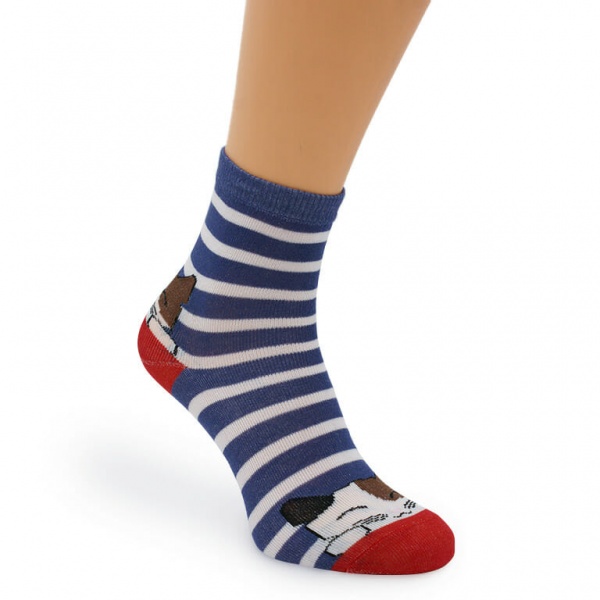 Шкарпетки унісекс Leostep 40023 140 23 біло-синій 