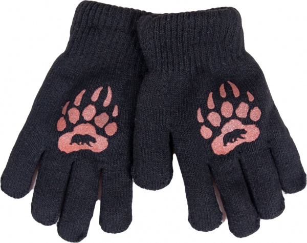 Рукавички YO! лапки р.14 чорний 