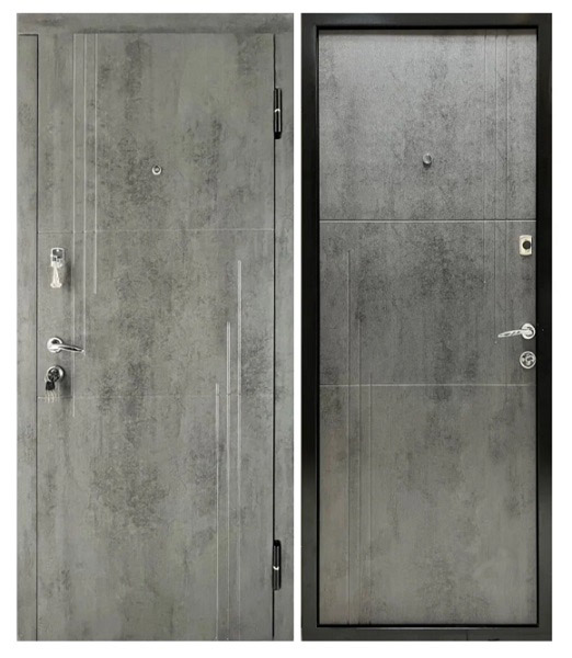 Двері вхідні Tarimus 90 Сімейна грей 2050x860 мм праві