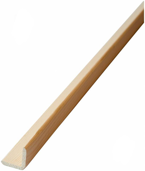 Куточок гладкий ЛІСБУДІНВЕСТ зовнішній 20х20х2000 мм сосна