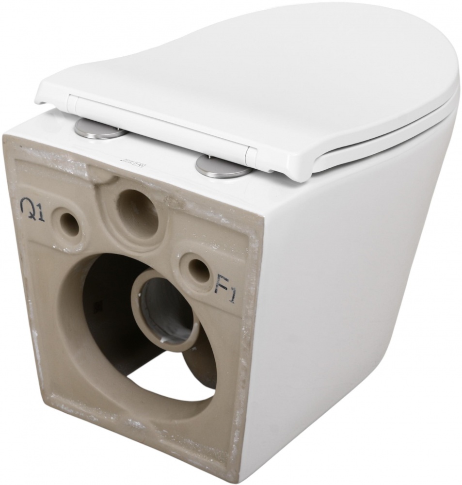 Унитаз подвесной Water House Urban Flow Luxe tornado с сиденьем Duroplast soft-close